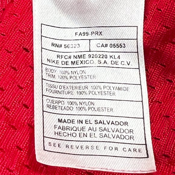 Team Nike Ohio State Buckeyes #5 Football Jersey Mens Medium Red - Picture 5 of 7